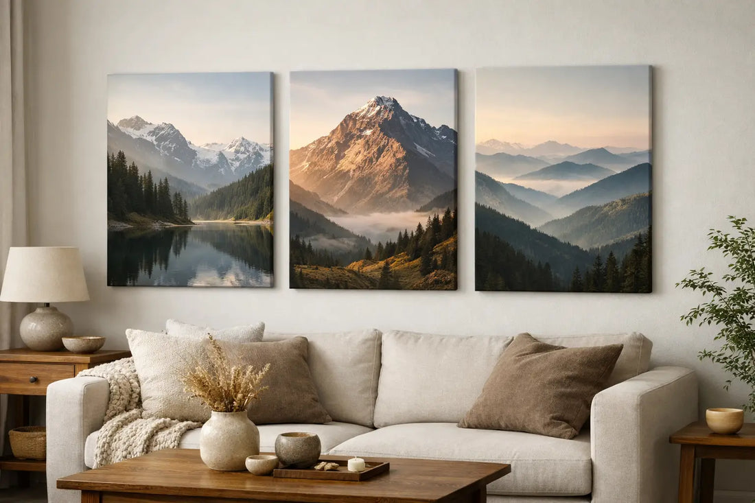 Mountain Canvas Prints for Calm, Grounded Rooms