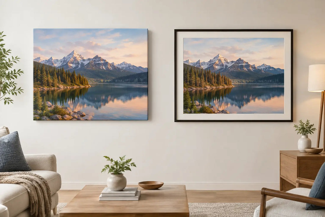 Canvas Versus Framed Art: Which Feels Right?