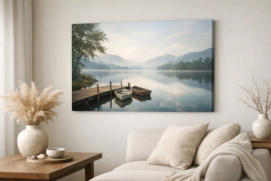 Lake Canvas Art for Home That Creates Calm