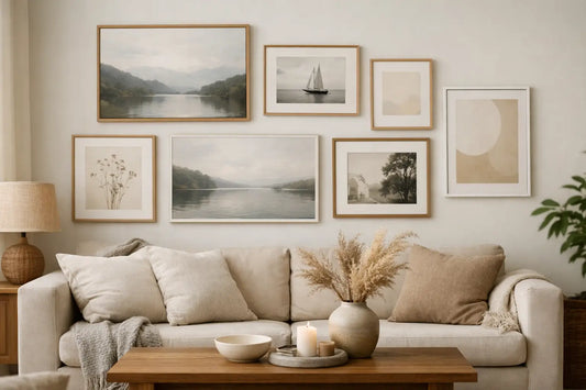 Gallery Wall Ideas for Calm, Timeless Rooms