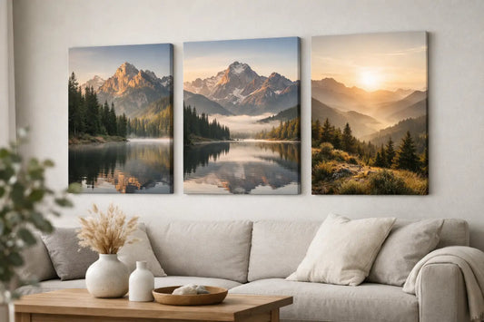 Mountain Landscape Canvas Prints for Calm Homes