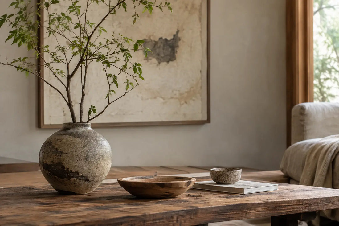 Wabi Sabi Art for Calm, Lived-In Interiors