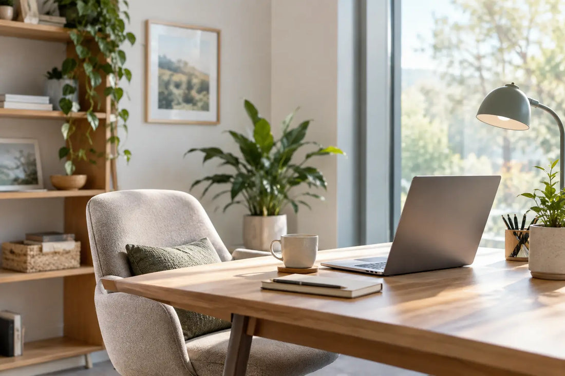 How to Create a Calm Home Office That Lasts