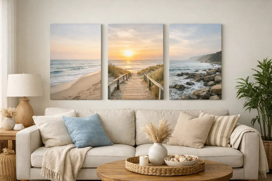 Coastal Canvas Wall Art for Calm, Lasting Rooms