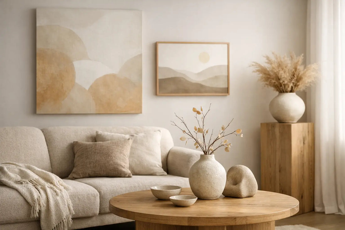 Art for Modern Organic Interiors That Feels Calm