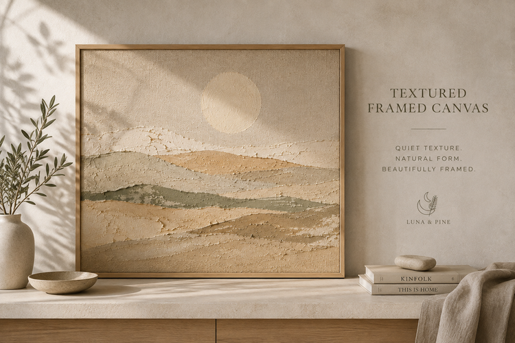Textured Framed Canvas